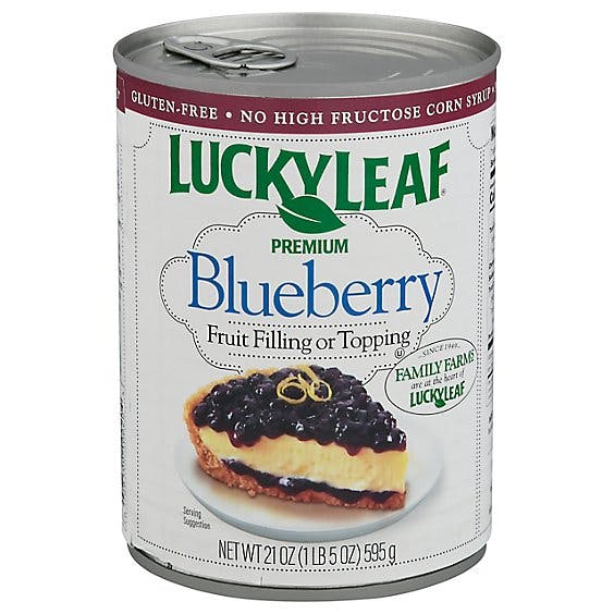 Is it Low FODMAP? Lucky Leaf Fruit Filling & Topping Premium Blueberry