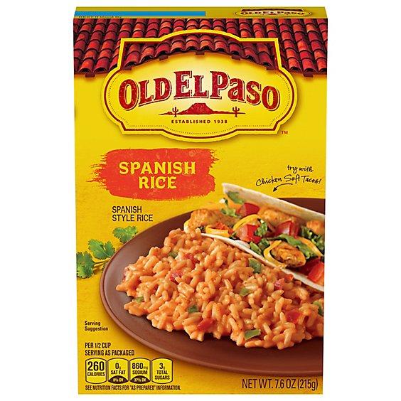 Is it Egg Free? Old El Paso Rice Spanish Box