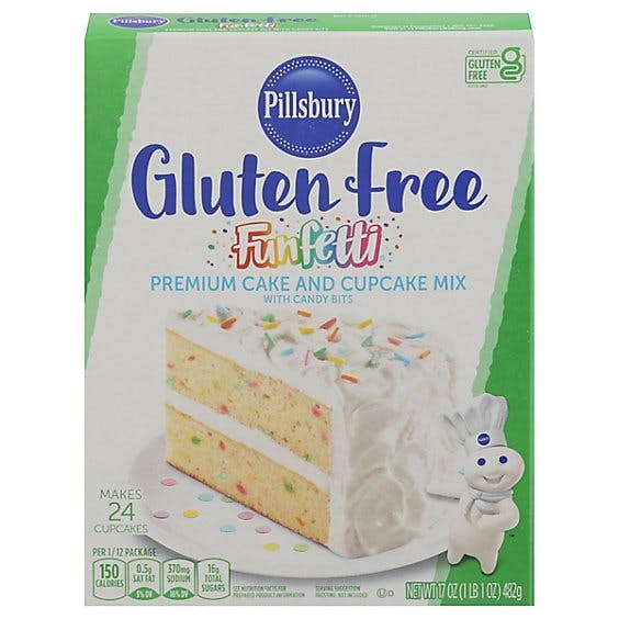 Is it Vegetarian? Pillsbury Funfetti Premium Cake & Cupcake Mix Gluten Free