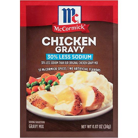 Is it Low FODMAP? Mccormick 30% Less Sodium Chicken Gravy Mix