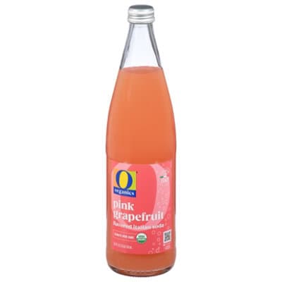 O Organics Organic Grapefruit Soda Italian Pink