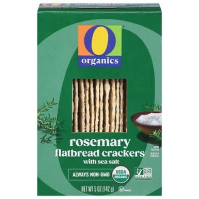 O Organics Crackers Organic Flatbread Rosemary With Sea Salt