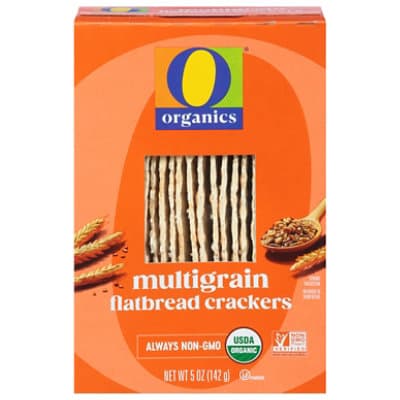 O Organics Crackers Organic Flatbread Multigrain
