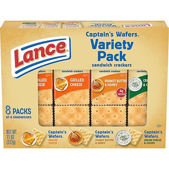 Is it Low Histamine? Lance Captains Wafers Cracker Sandwiches On-the-go Packs Variety Packs