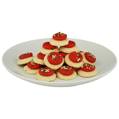 Bakery Cookies Frosted Sugar Red Mini