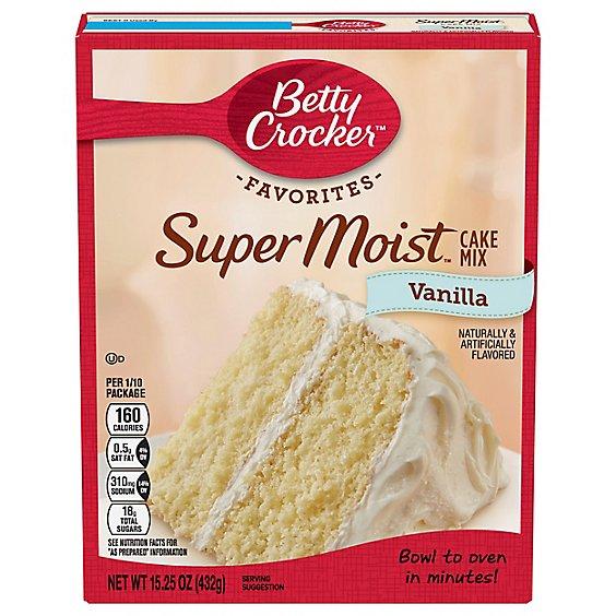 Is it Gluten Free? Betty Crocker Favorites Cake Mix Super Moist Vanilla