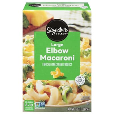 Signature Select Pasta Elbow Macaroni Large