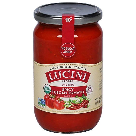 Is it Tree Nut Free? Lucini Sauce Organic Spicy Tuscan