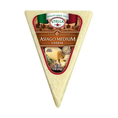 Stella Asiago Cheese Wedge Medium
