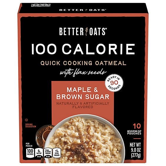 Is it Lactose Free? Better Oats Oat Fit Oatmeal Instant Maple And Brown Sugar