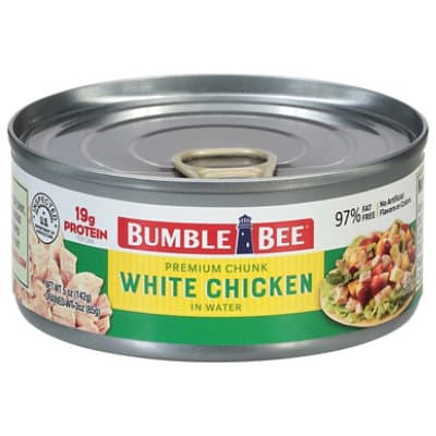 Bumble Bee Chicken White Chunk In Water