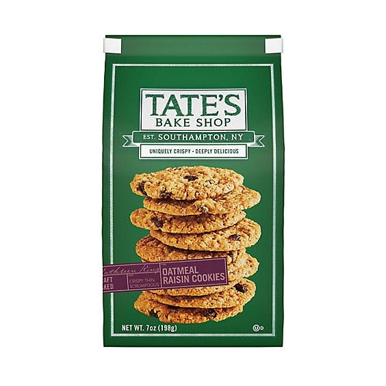 Is it Low FODMAP? Tate's Bake Shop Oatmeal Raisin Cookies