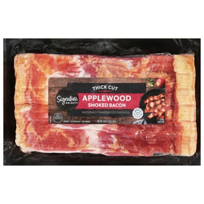 Signature Select Bacon Applewood Smoked Thick Cut