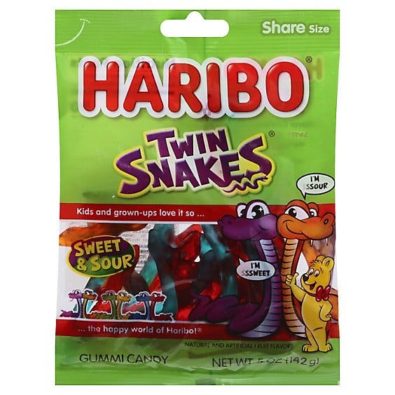 Is it Sesame Free? Haribo Gummi Candy Twin Snakes Sweet & Sour