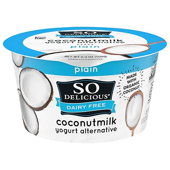 Is it Alpha Gal Friendly? So Delicious Dairy Free Yogurt Alternative Coconutmilk Plain