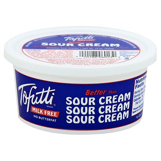 Is it Dairy Free? Tofutti Dairy Free Sour Cream