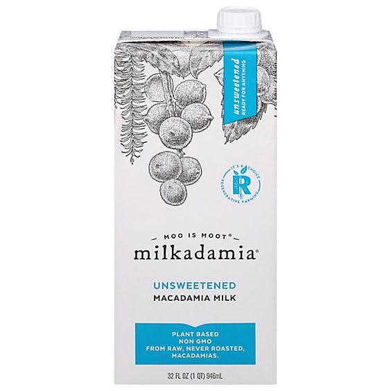 Is it Vegan? Milkadamia Unsweetened Macadamia Nut Milk