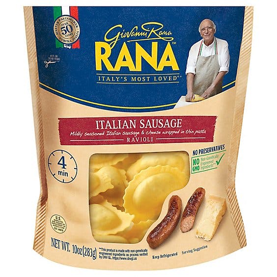 Is it Low FODMAP? Giovanni Rana Italian Sausage Ravioli