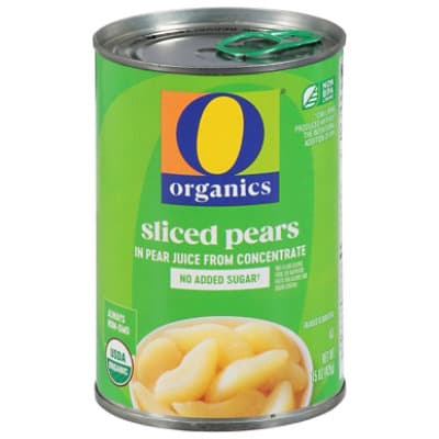 O Organics Organic Pears Sliced