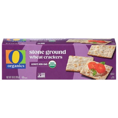 O Organics Crackers Organic Stone Ground Wheat