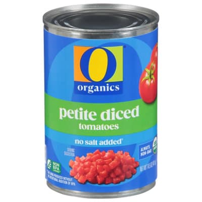 O Organics Organic Tomatoes Diced Petite In Tomato Juice No Salt Added