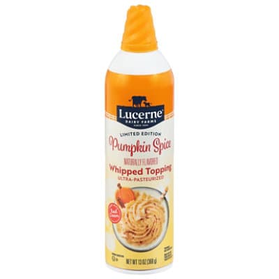 Lucerne Whipped Topping Pumpkin