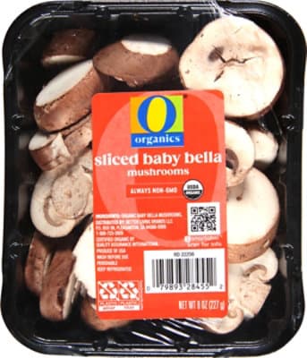 O Organics Organic Baby Bella Sliced Mushrooms