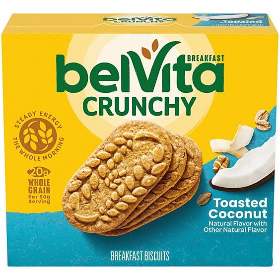 Is it Dairy Free? Belvita Breakfast Biscuits Toasted Coconut
