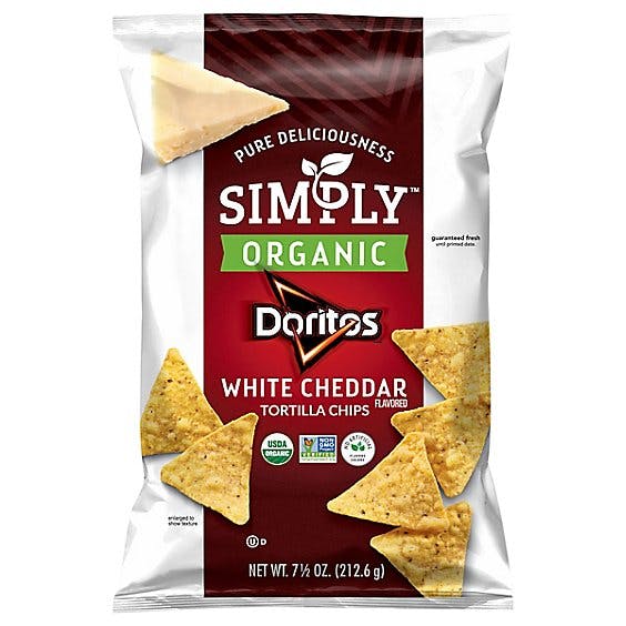 Is it Dairy Free? Doritos Simply Organic Tortilla Chips White Cheddar