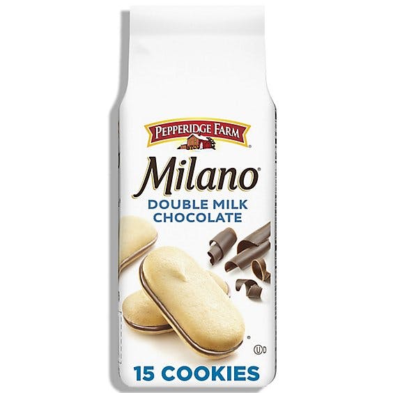 Is it Pescatarian? Pepperidge Farms Distinctive Double Milk Chocolate Milano Cookies