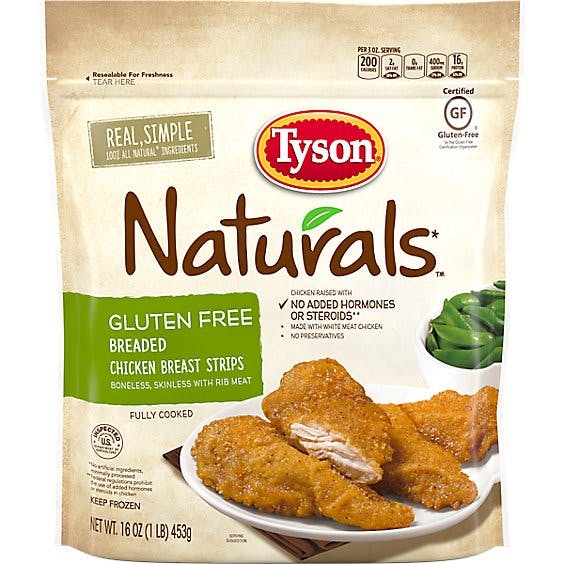 Tyson Naturals Gluten Free Breaded Chicken Breast Strips