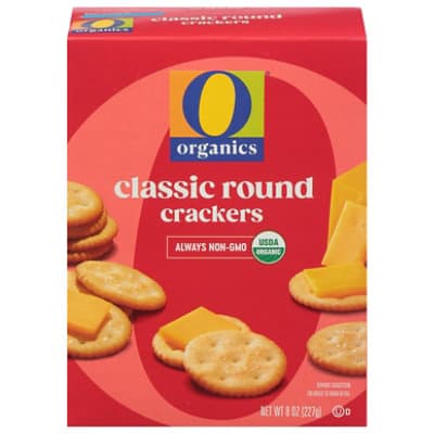 O Organics Organic Crackers Classic Round