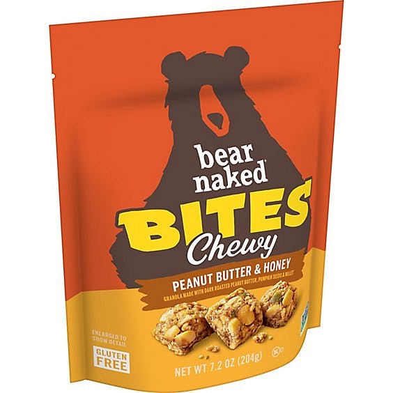 Is it Peanut Free? Bear Naked Granola Bites Snacks Vegetarian And Gluten Free Peanut Butter And Honey