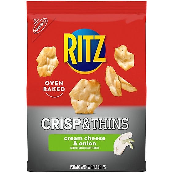 Is it Dairy Free? Ritz Crisp And Thins Cream Cheese And Onion Chips
