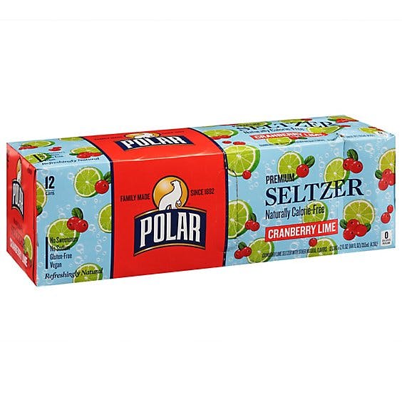 Is it Vegan? Polar Cranberry Lime Seltzer Water