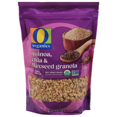 O Organics Organic Granola Chia Flax Quinoa