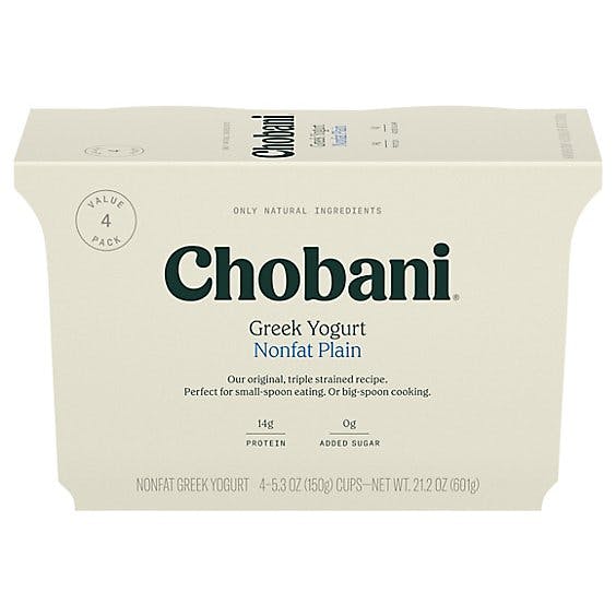 Is it Egg Free? Chobani Yogurt Greek Non-fat Plain