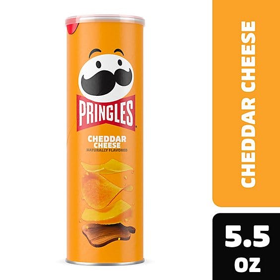 Is it Dairy Free? Pringles Potato Crisps Chips Lunch Snacks Cheddar Cheese