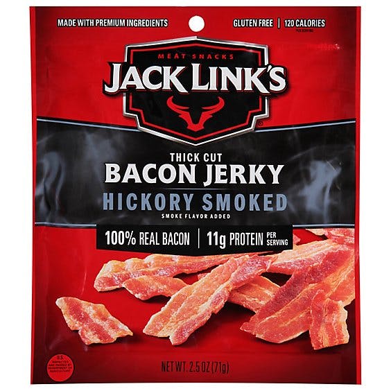 Is it Milk Free? Jack Links Bacon Jerky, Hickory Smoked