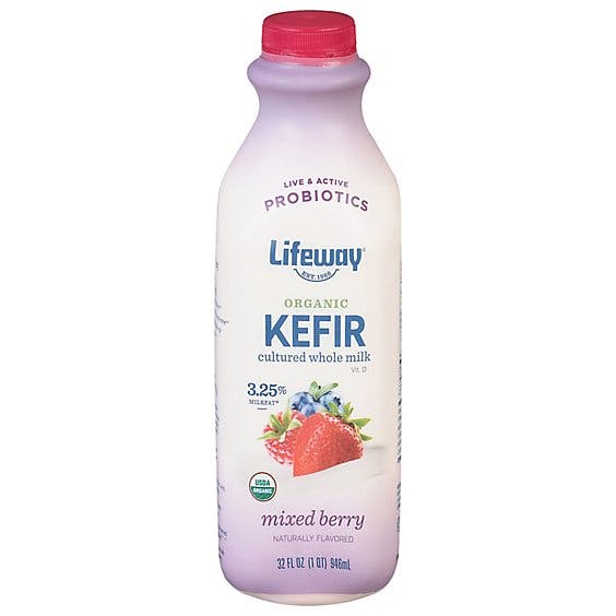 Is it Dairy Free? Lifeway Organic Kefir Cultured Milk Whole Mixed Berry