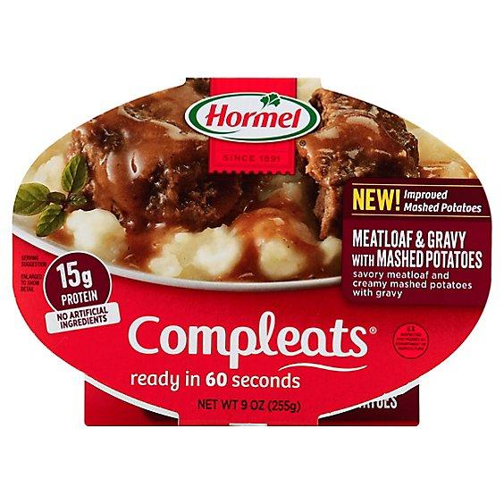 Is it Low FODMAP? Hormel Compleats Meatloaf & Gravy With Mashed Potatoes Microwave Tray