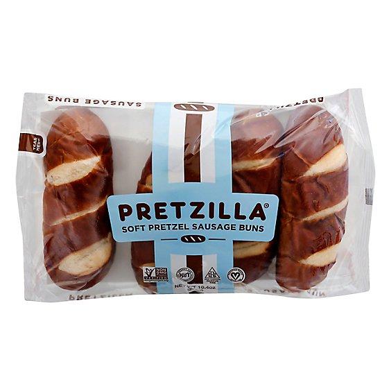 Is it Vegetarian? Pretzilla Soft Pretzel Sausage Buns