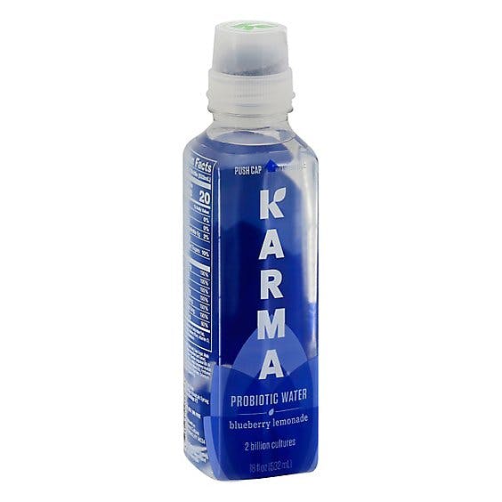 Is it Low FODMAP? Karma Probiotic Water Blueberry Lemonade