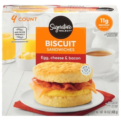 Signature Select Bacon Egg Cheese Biscuit Sandwich