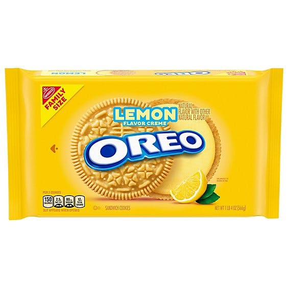 Is it Peanut Free? Oreo Lemon Creme Sandwich Cookies