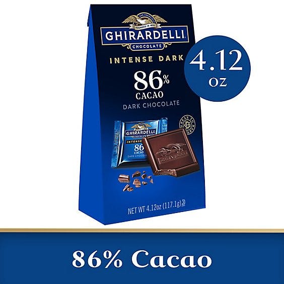 Is it Pescatarian? Ghirardelli Intense Dark 86% Cacao Chocolate Squares