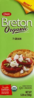Breton Organic Snacking Crackers 7 Grain