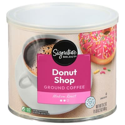 Signature Select Donut Shop Collection Coffee Ground Light Roast