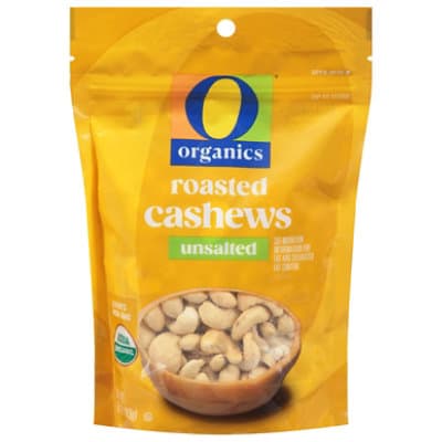 O Organics Cashews Roasted Unsalted