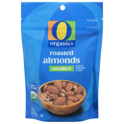 O Organics Organic Almonds Roasted Unsalted